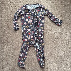 Caden Lane floral onesie.  3-6 months.